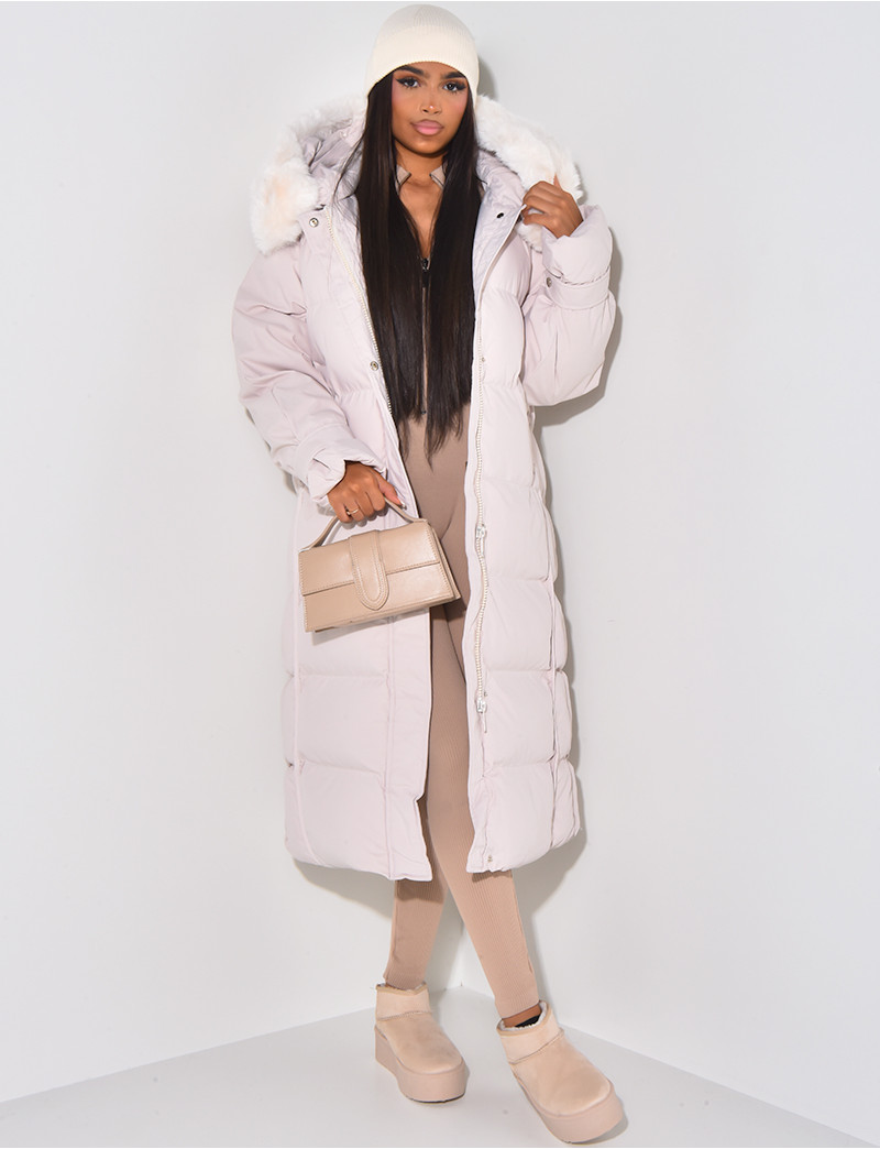 Doudoune avec fourrure femme shop