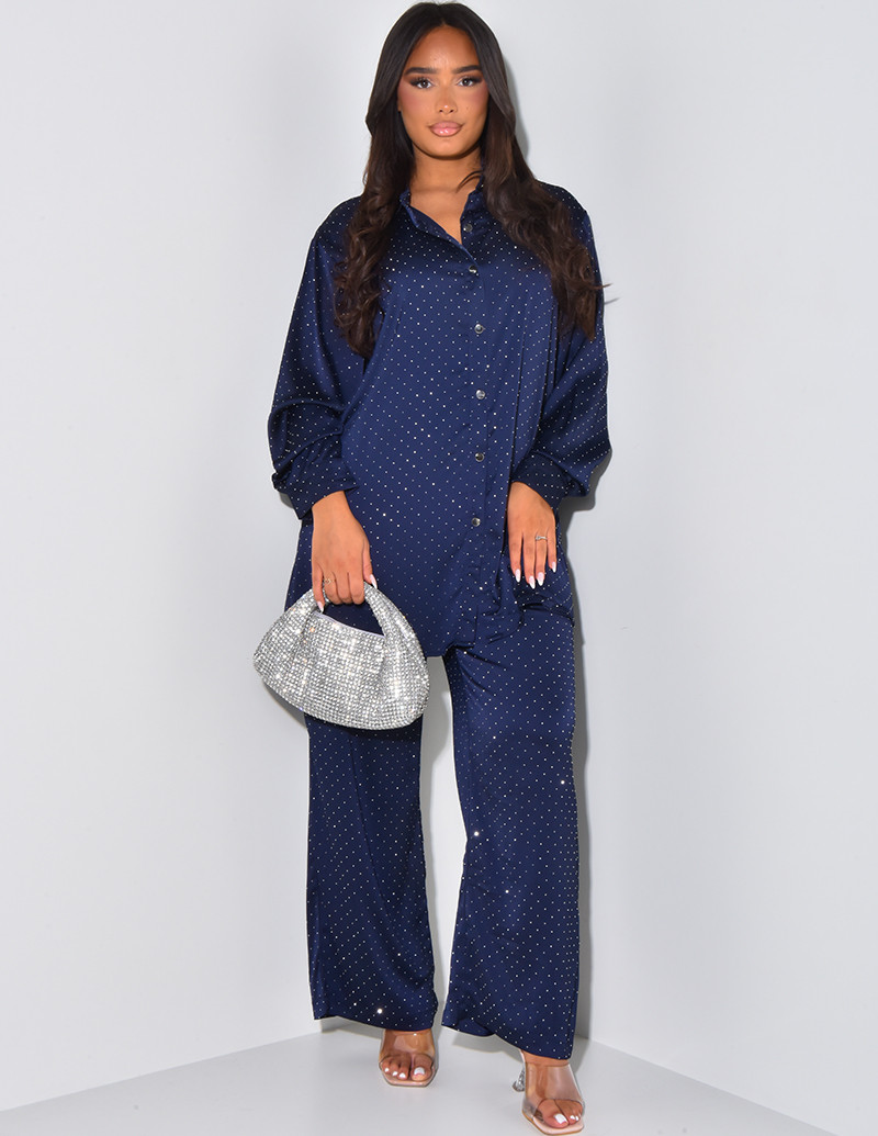 Fluid set shirt and pants...