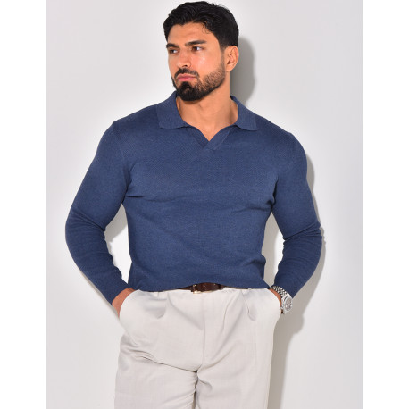 Polo texturé