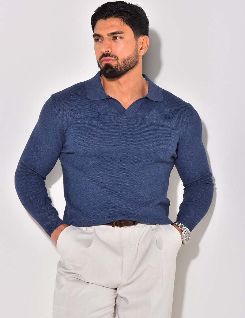 Polo texturé
