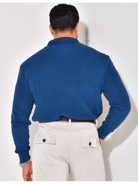 Polo côtelé