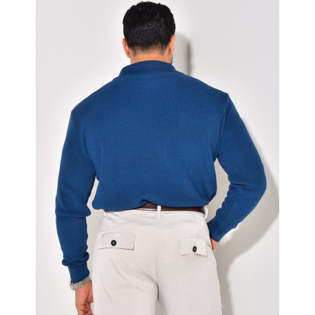 Polo côtelé