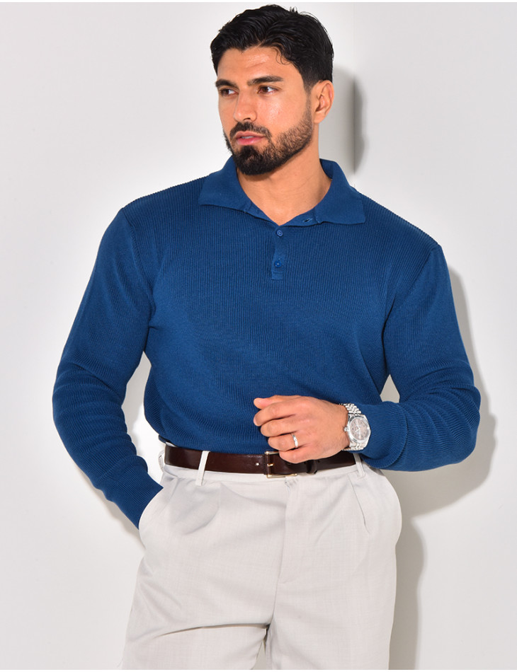 Polo côtelé
