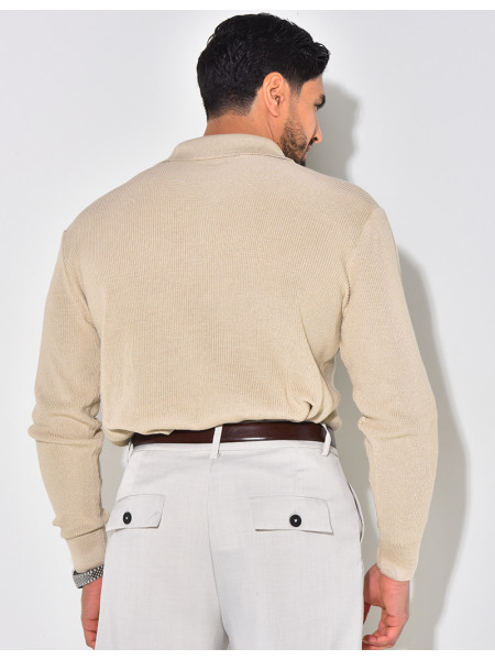 Polo côtelé