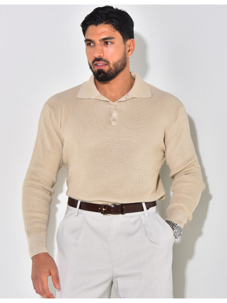 Polo côtelé