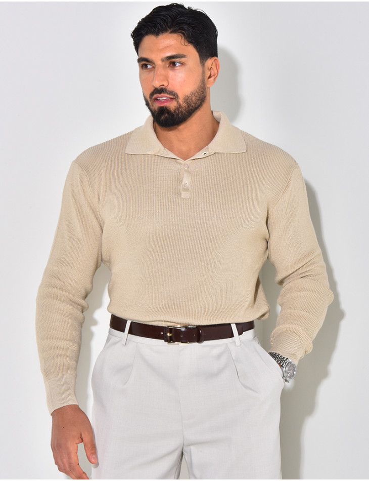 Polo côtelé