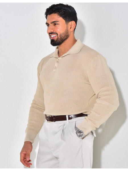 Polo côtelé
