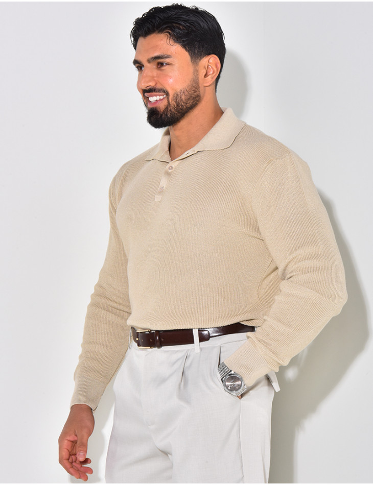 Polo côtelé