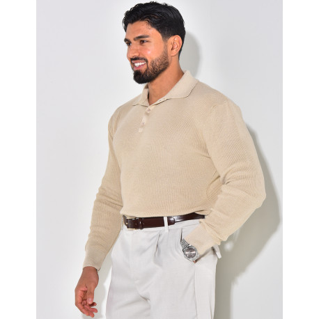 Polo côtelé