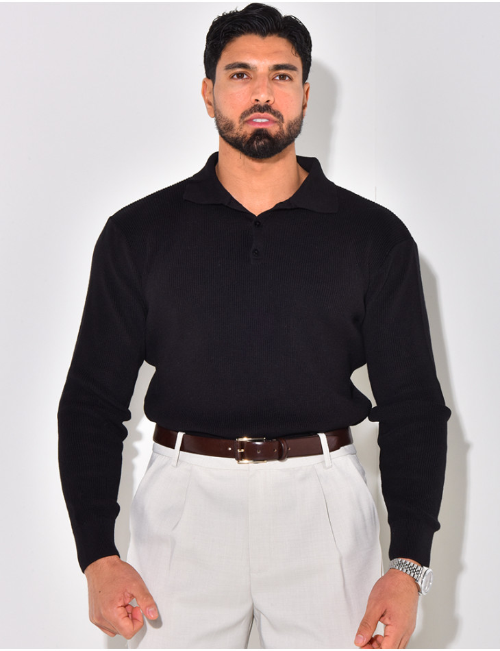 Polo côtelé