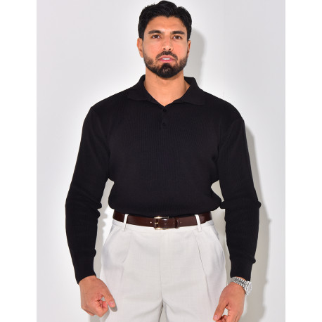 Polo côtelé