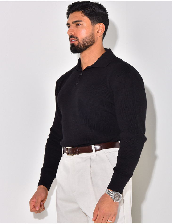 Polo côtelé