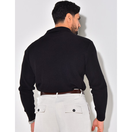Polo côtelé