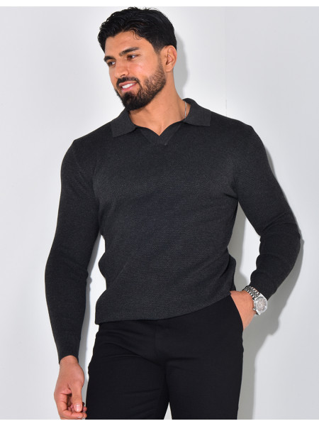 Polo texturé