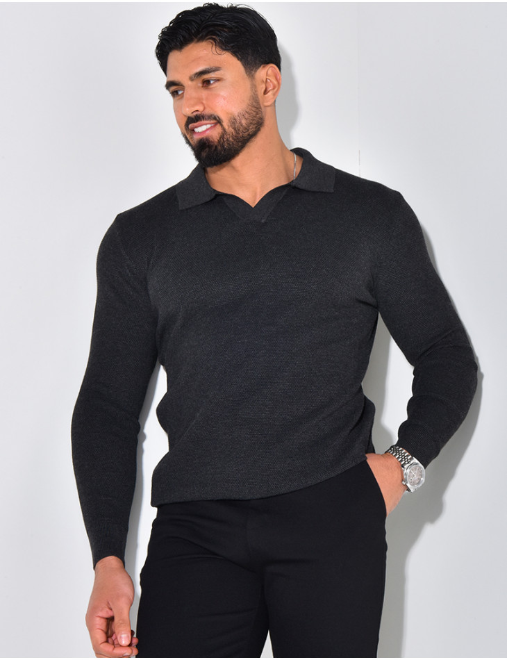Polo texturé