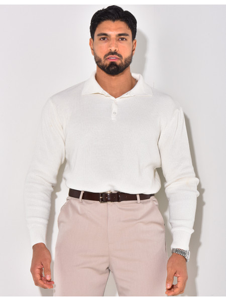 Polo côtelé
