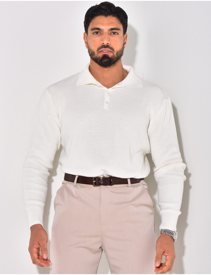 Polo côtelé