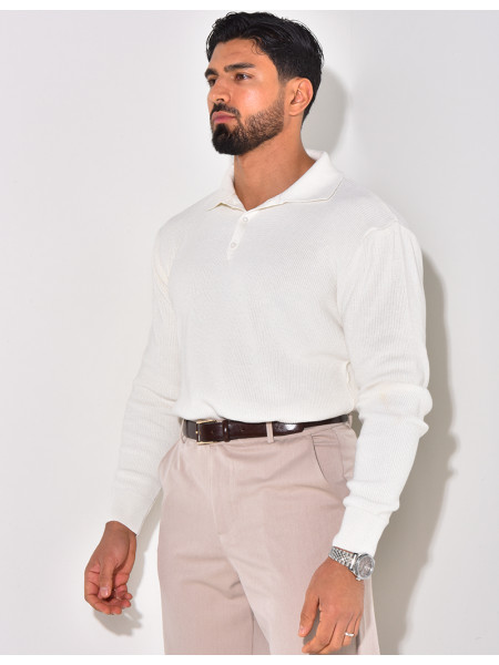 Polo côtelé