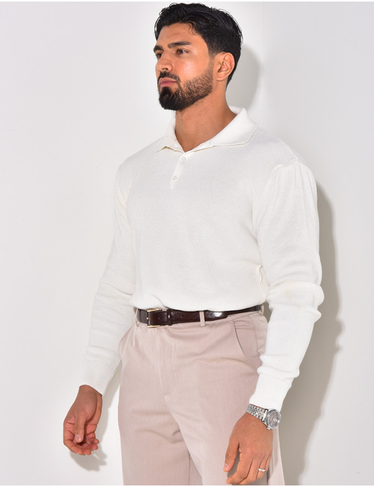 Polo côtelé