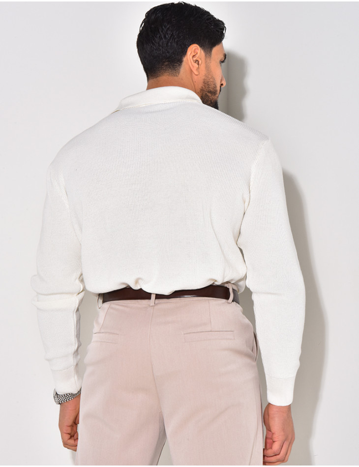Polo côtelé