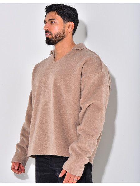 Pull en laine oversize