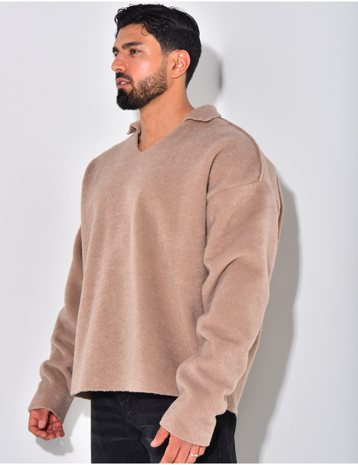 Pull en laine oversize