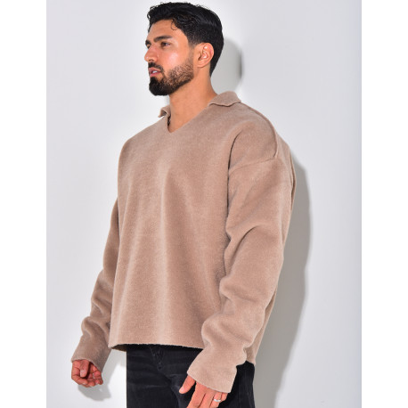 Pull en laine oversize