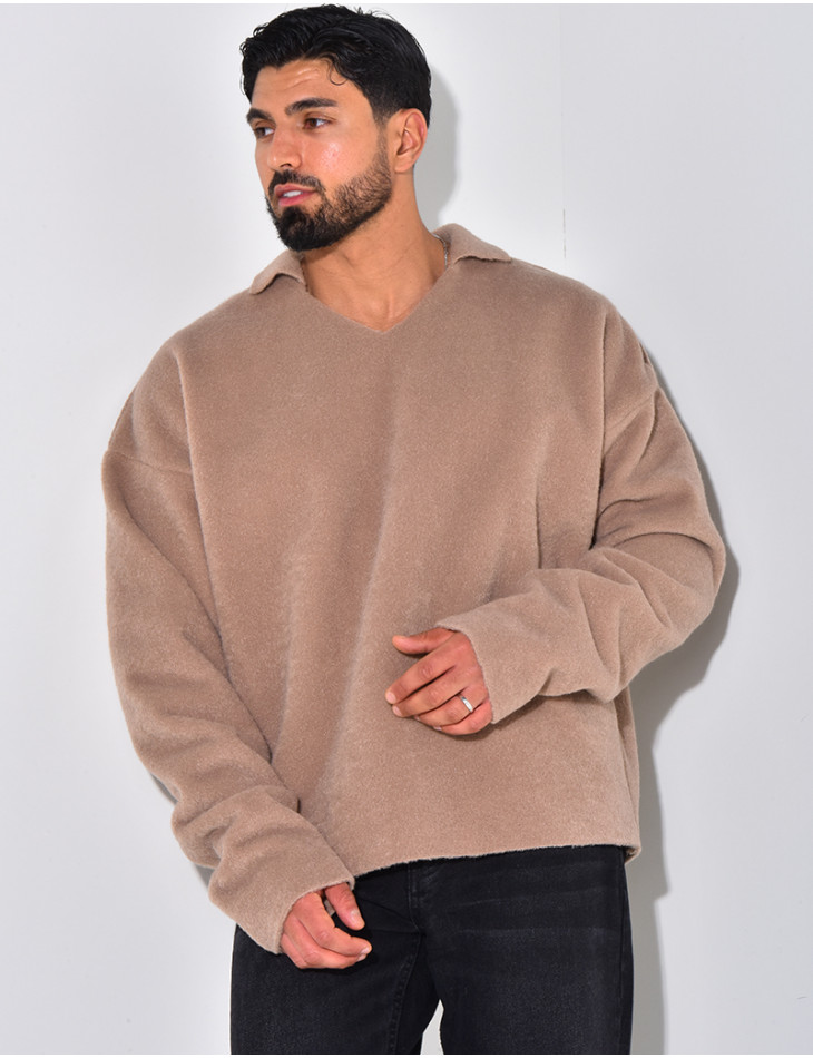 Pull en laine oversize