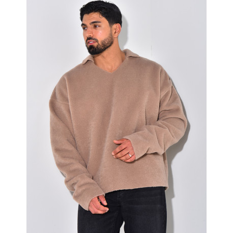 Pull en laine oversize