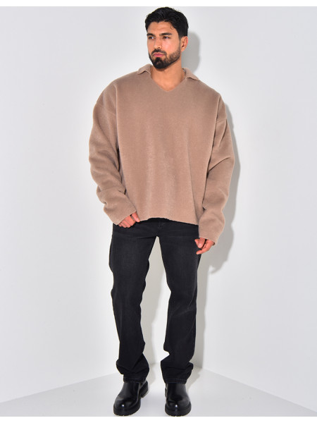Pull en laine oversize