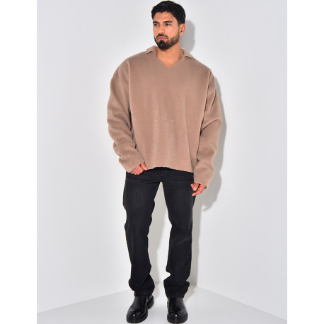 Pull en laine oversize