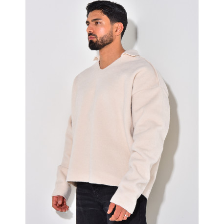 Pull en laine oversize