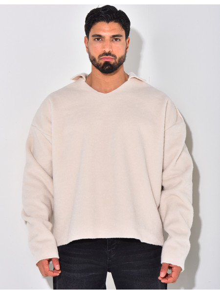 Pull en laine oversize