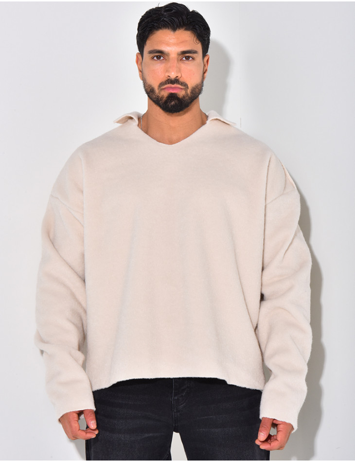 Pull en laine oversize