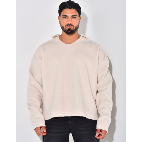 Pull en laine oversize