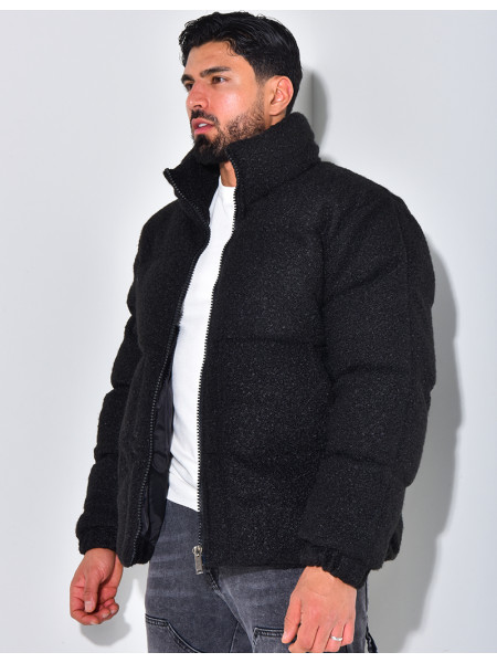 Plüsch Daunenjacke Mann