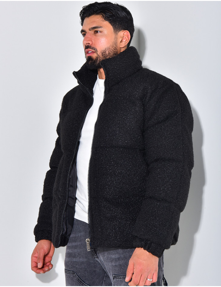 Plüsch Daunenjacke Mann