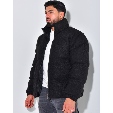 Plüsch Daunenjacke Mann