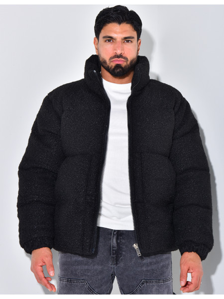 Plüsch Daunenjacke Mann