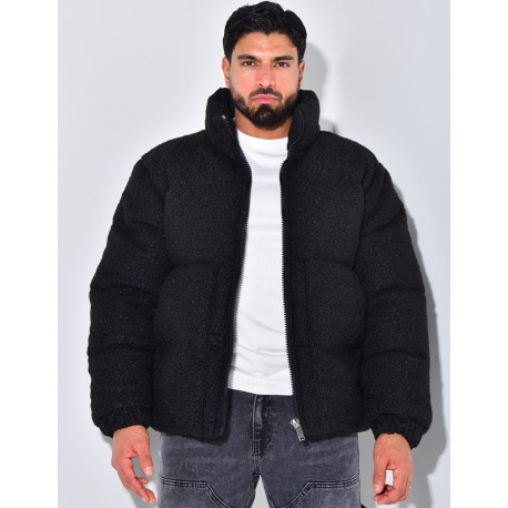 Plüsch Daunenjacke Mann