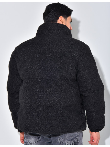 Plüsch Daunenjacke Mann