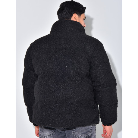 Plüsch Daunenjacke Mann