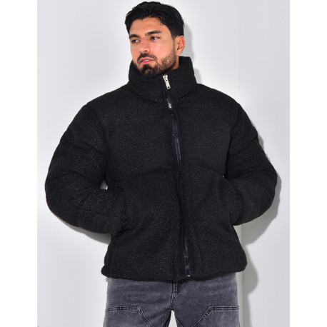 Men's plush down jacket