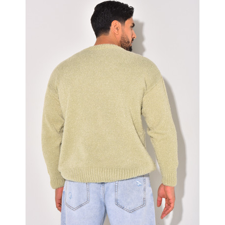 Pull en laine col rond