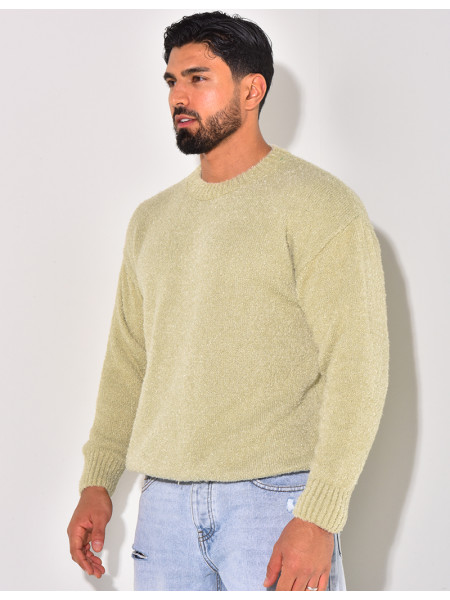 Pull en laine col rond
