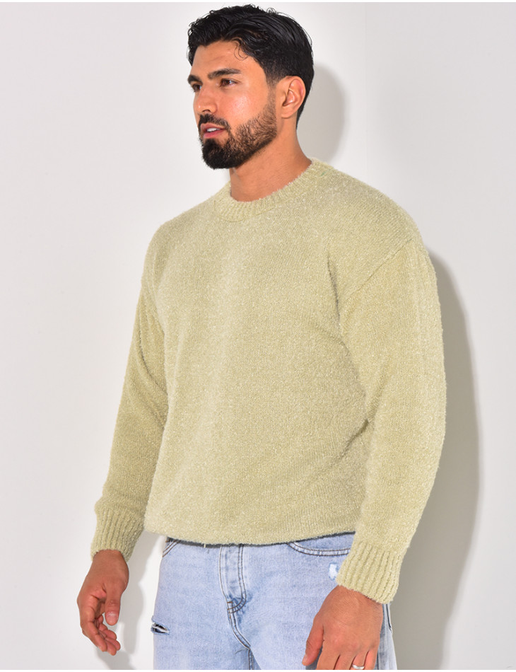 Pull en laine col rond