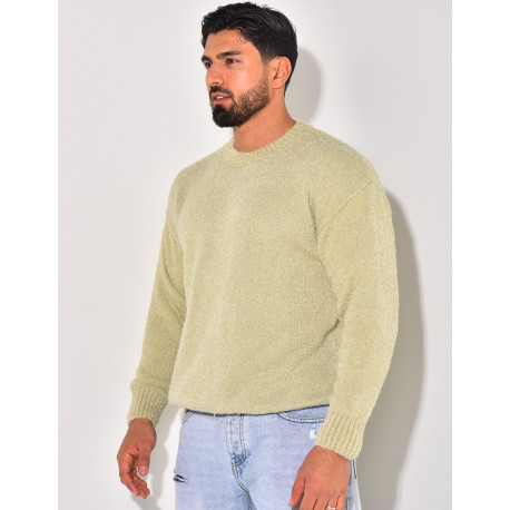 Pull en laine col rond