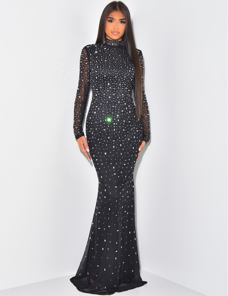 Long dress with jewels