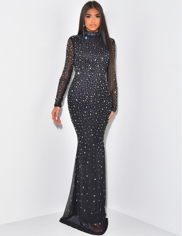 Long dress with jewels