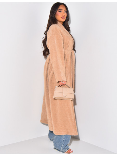 Weicher Kimono-Mantel zum Binden